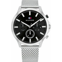 Наручные часы TOMMY HILFIGER, серебряный/черный