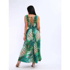 Платье YolKa_Dress, размер единый, зеленый лист