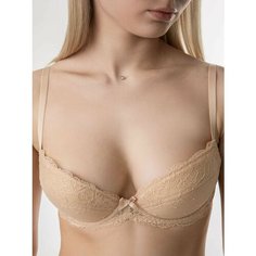 Набор бюстгальтеров MILAVITSA Нижнее белье, размер 75B, нюд