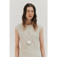 Колье ZOTOV A & Y JEWELLERY, длина 110 см, белый