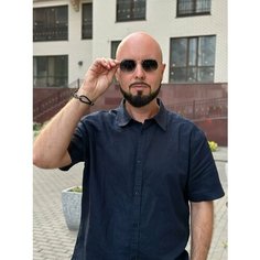 Солнцезащитные очки Ray-Ban, серебряный, голубой