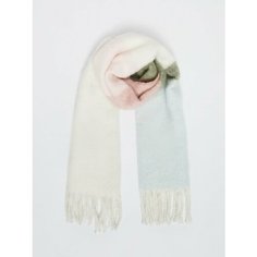 Шарф Zolla для женщин, no size, зеленый, розовый, белый, голубой