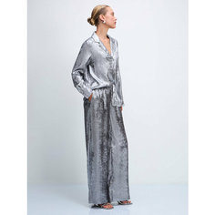 Брюки Zarina, размер 2XS (RU 40), серебро