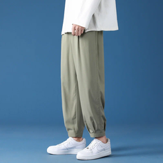 Брюки джоггеры , размер 4XL, светло-зеленый Sanshun Clothing