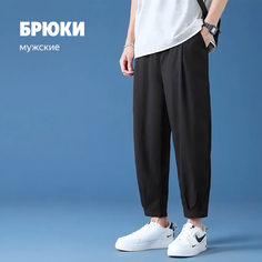 Брюки джоггеры , размер L, черный Sanshun Clothing