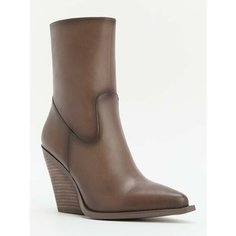 Сапоги TENDANCE, полнота C, размер 35, серо-коричневый