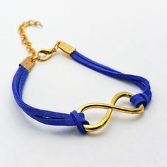 Браслет-цепочка, 1 шт., синий Accessories Shop 17th