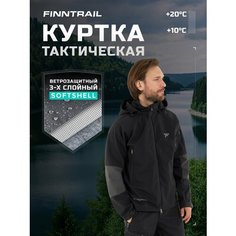 Куртка Finntrail SOFTSHELL, размер XL, черный