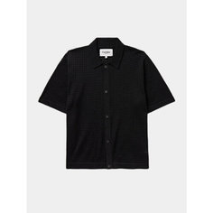 Рубашка Corridor Pointelle Buttondown, размер XL, black