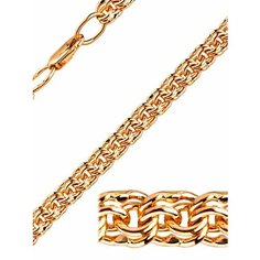Браслет-цепочка AZADE, красное золото, 585 проба, длина 18 см., красный