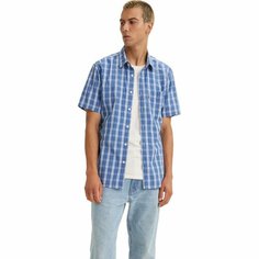 Рубашка Levis Men Short Sleeve Classic 1 Pocket Standard Shirt, размер S, голубой Levis®