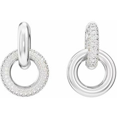 Серьги SWAROVSKI, серебристый