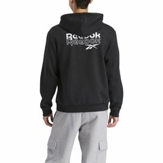 Толстовка спортивная Reebok, размер XL INT, , черный