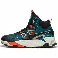 Кроссовки PUMA Trinity Mid Hybrid, размер 7.5 UK, белый, черный