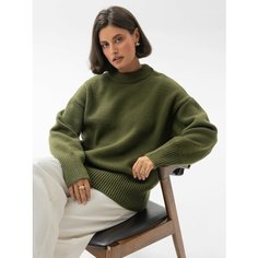 Джемпер KIVI CLOTHING, размер 40-48, , оливковый