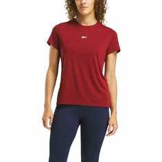 Футболка спортивная Reebok ID TRAIN SUPREMIUM TEE, размер L INT, бордовый
