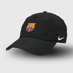 Бейсболка NIKE FC Barcelona для мужчин и женщин, размер 58-62 см обхват головы, черный