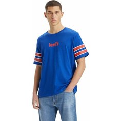 Футболка Levis Men Relaxed Fit Graphic Tee, 1 шт., размер XL, cиний Levis®