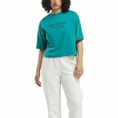 Футболка Reebok RUNNING GRAPHIC TEE, размер XS INT, голубой