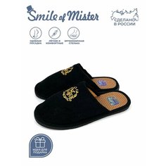 Тапочки Smile of Mister Кэжуал, размер 44/45, черный
