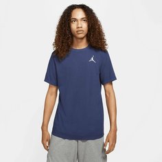 Футболка NIKE Embroidered, размер 44-46, темно-синий