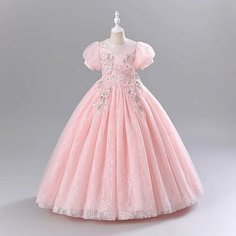Платье, размер 130, розовый Max Garment
