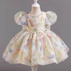 Платье, размер 100, бежевый Max Garment