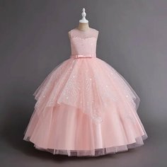 Платье, размер 130, розовый Max Garment