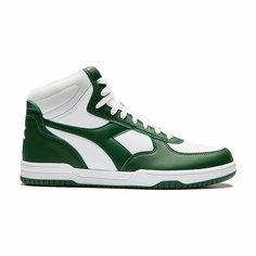 Кроссовки Diadora Raptor, размер T39, белый-зеленый