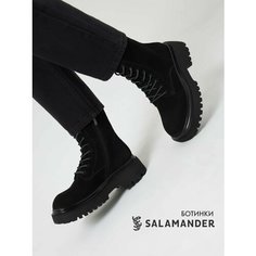 Ботинки тимберленды Salamander, размер 36, черный