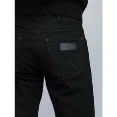 Джинсы классические WIWARA утепленные, размер W36 L34, черный