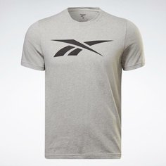 Футболка спортивная Reebok GS VECTOR, размер M, серый