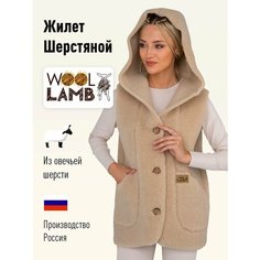 Жилет Wool Lamb, размер 40-42, бежевый