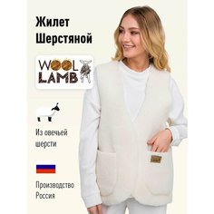 Жилет Wool Lamb, размер 48-50, молочный