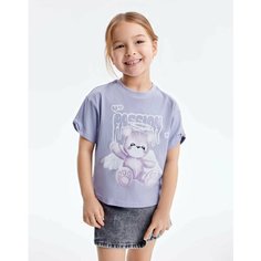 Футболка Gloria Jeans, размер 12мес/80, сиреневый