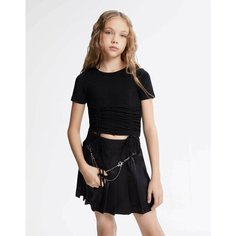 Футболка Gloria Jeans, размер 10-12л/146-152, черный