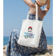 Сумка шоппер IVSHOPPER, фактура стеганая, плетеная, бежевый