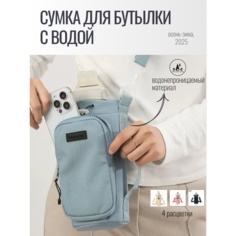 Сумка , голубой Без бренда