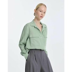 Рубашка Gloria Jeans GJ BLACK, размер XS (38-40), оливковый