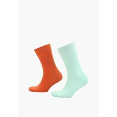 Носки Big Bang Socks разнопарные, комплект, 2 пары, размер 35-39, зеленый, коричневый