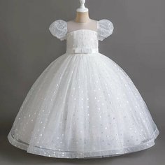 Платье, размер 130, белый Max Garment