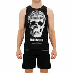 Майка HARDCORE TRAINING, размер S, черный, белый