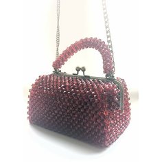 Сумка клатч , фактура плетеная, красный Нет бренда