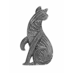 Брошь OTOKODESIGN, серебристый