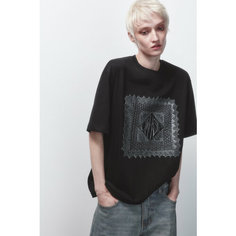 Футболка Befree Co:Create HUB, размер XS, черный