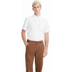 Рубашка Levis Men Short Sleeve Classic 1 Pocket Standard Shirt, размер S, белый Levis®