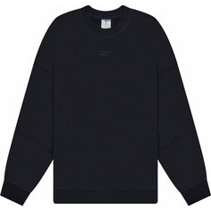 Свитшот Reebok Lux Oversized Crew W, размер XS, , черный