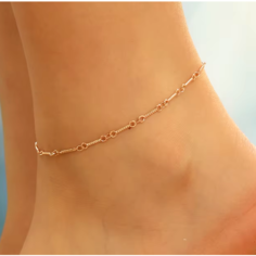 Браслет на ногу, длина 28 см, 1 шт., золотой Accessories Shop 17th
