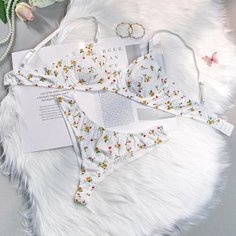 Комплект нижнего белья, размер L, белый Нет бренда