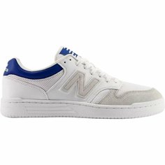 Кеды New Balance 480, полнота F, размер 8 US, белый/синий